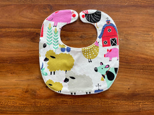 Small Baby Bib - Barnyard 1